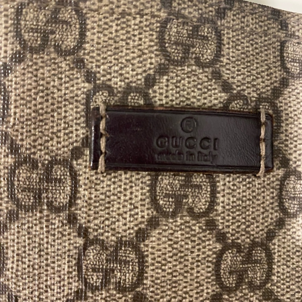 Gucci Beige and Brown Monogram Men's Bag
